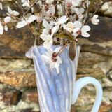 Opaline blown glass vase, Tuscany, Italy, 1960s-70s