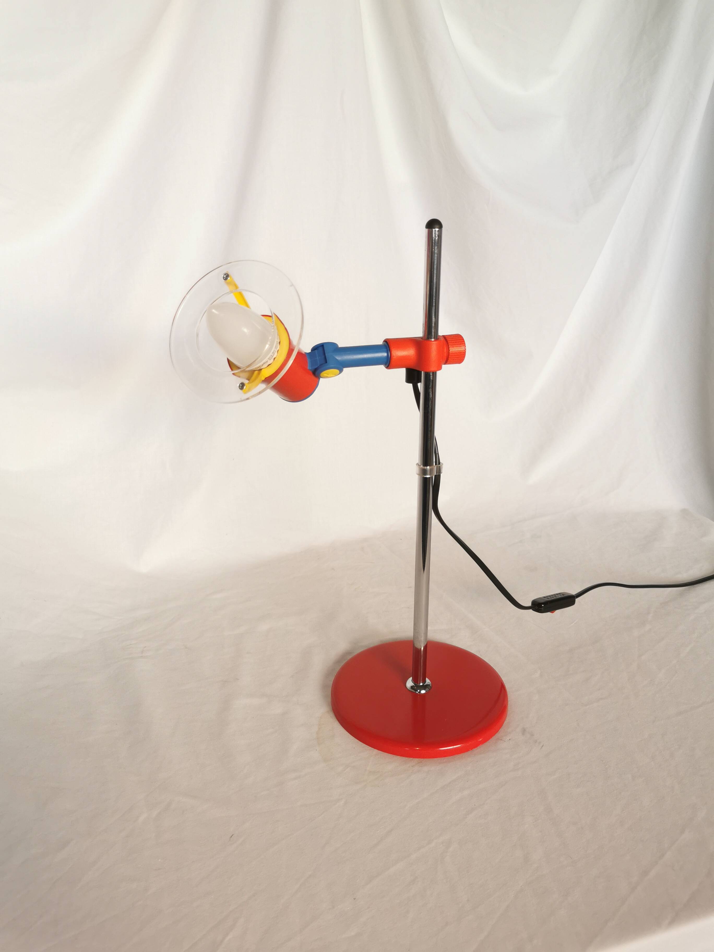 Multicolored spot lamp, postmodern, 1980