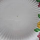 Service of 13 dessert plates and pie dish Digoin & Sarreguemines "Beausoleil"