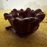 Bougeoir Céramique Vallauris années 50 signé CAB