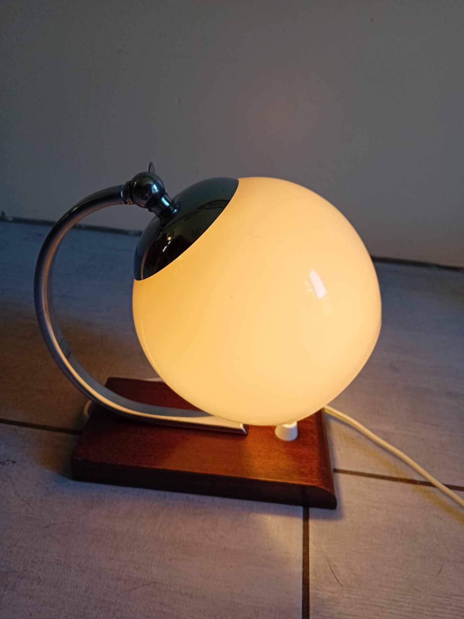 Art deco bedside lamp.