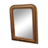 Miroir ancien plâtre Cadre bois doré 25x31cm