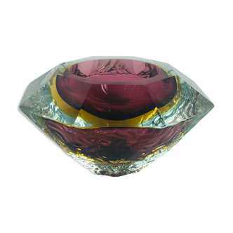 Mid-Century Murano Sommerso bowl from Mandruzzato, 1960s