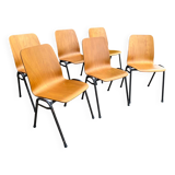 Set of 6 Scandinavian chairs