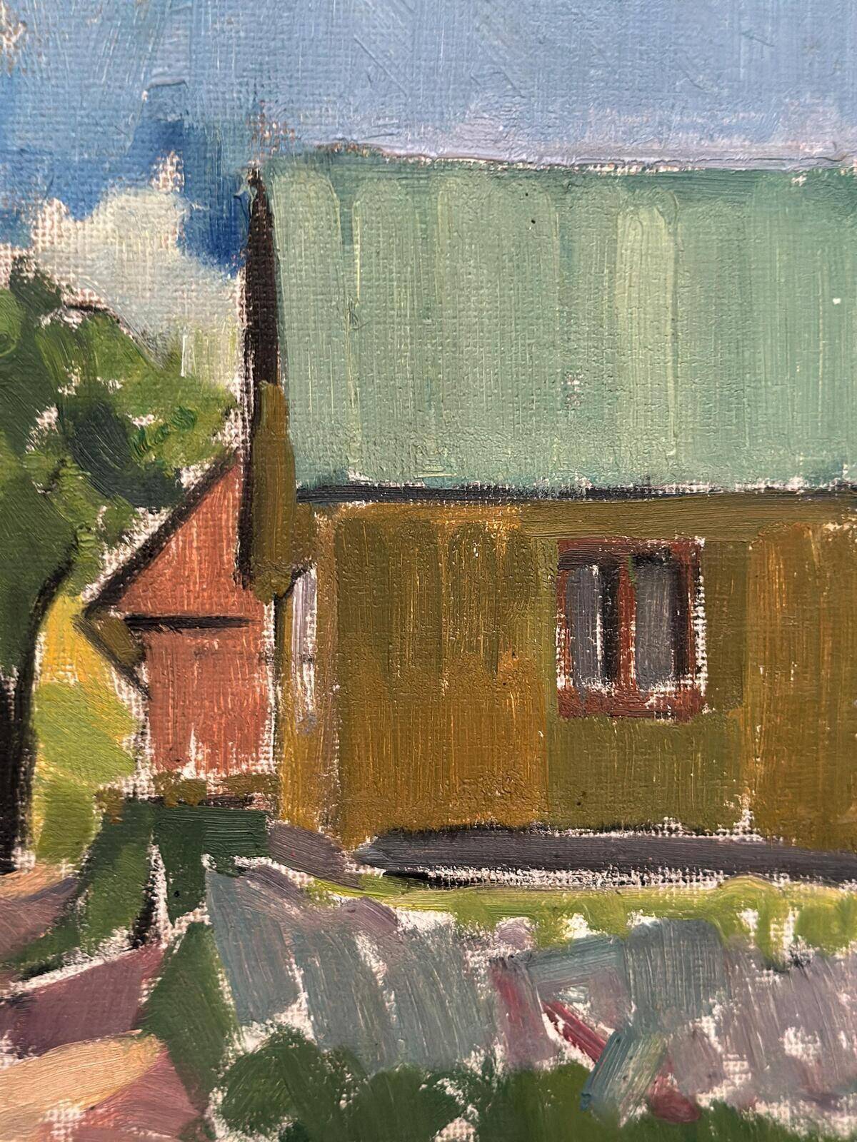 Original Swedish Oil On Panel – “Skånemotiv” By Henry Mayne – Signed – Vintage & Framed – 46 × 38 Cm (18.1" × 15")
