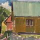 Original Swedish Oil On Panel – “Skånemotiv” By Henry Mayne – Signed – Vintage & Framed – 46 × 38 Cm (18.1" × 15")