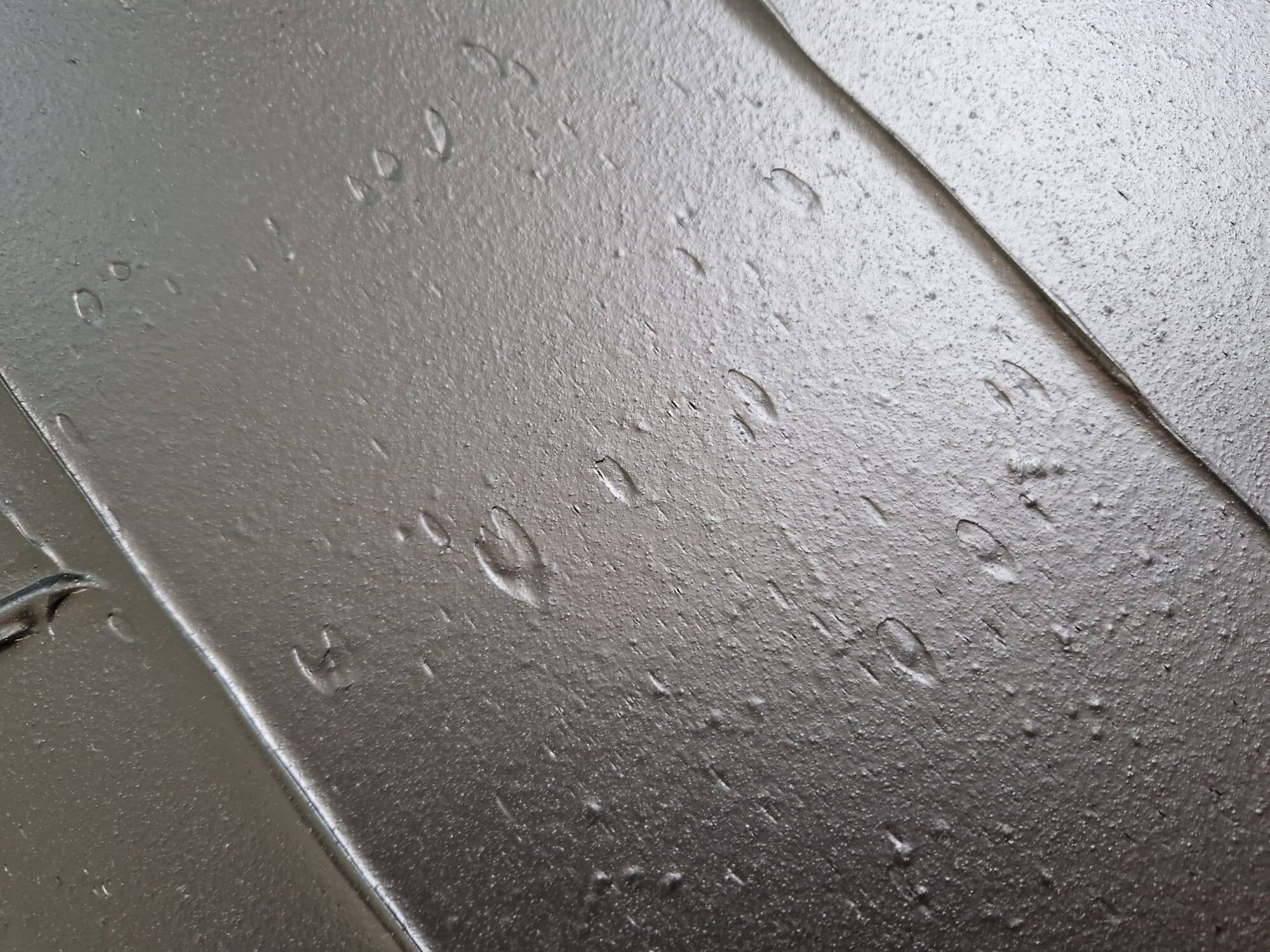 Minimalist monochrome abstract painting in black