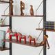 Modular shelving in teak veneer, Denmark, 1970s