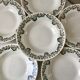 Set of 6 hollow earthenware plates New Givors model "RIta" 30s