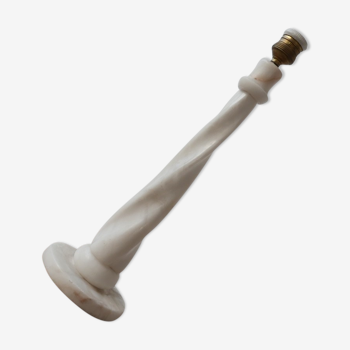 Alabaster Mid-Century French Table Lamp
