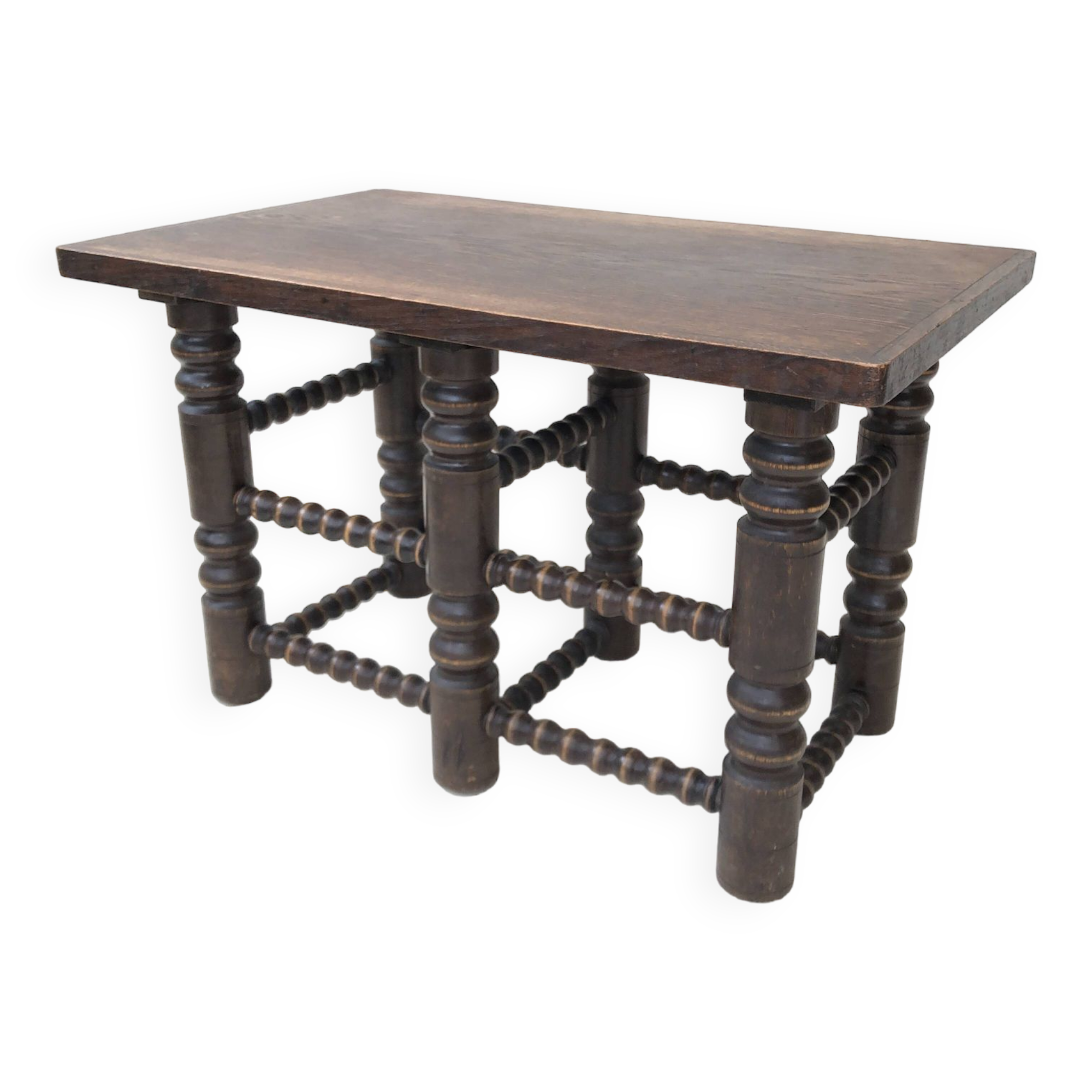 Decorative wooden coffee table