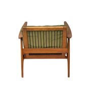 Vintage Scandinavian armchair with green corduroy upholstery from the 1970s