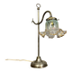 1900s desk lamp in silver-plated bronze and metal