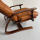 Antique "Panter" hanging armchair in Scandinavian design leather Westnofa an70