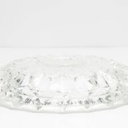 Vintage Mid-Century Crystal Ashtray Bowl, Italy, 1970s