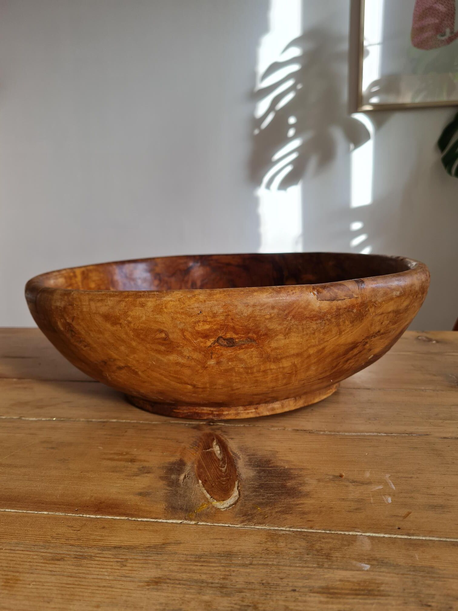 Saladier en bois d'olivier véritable