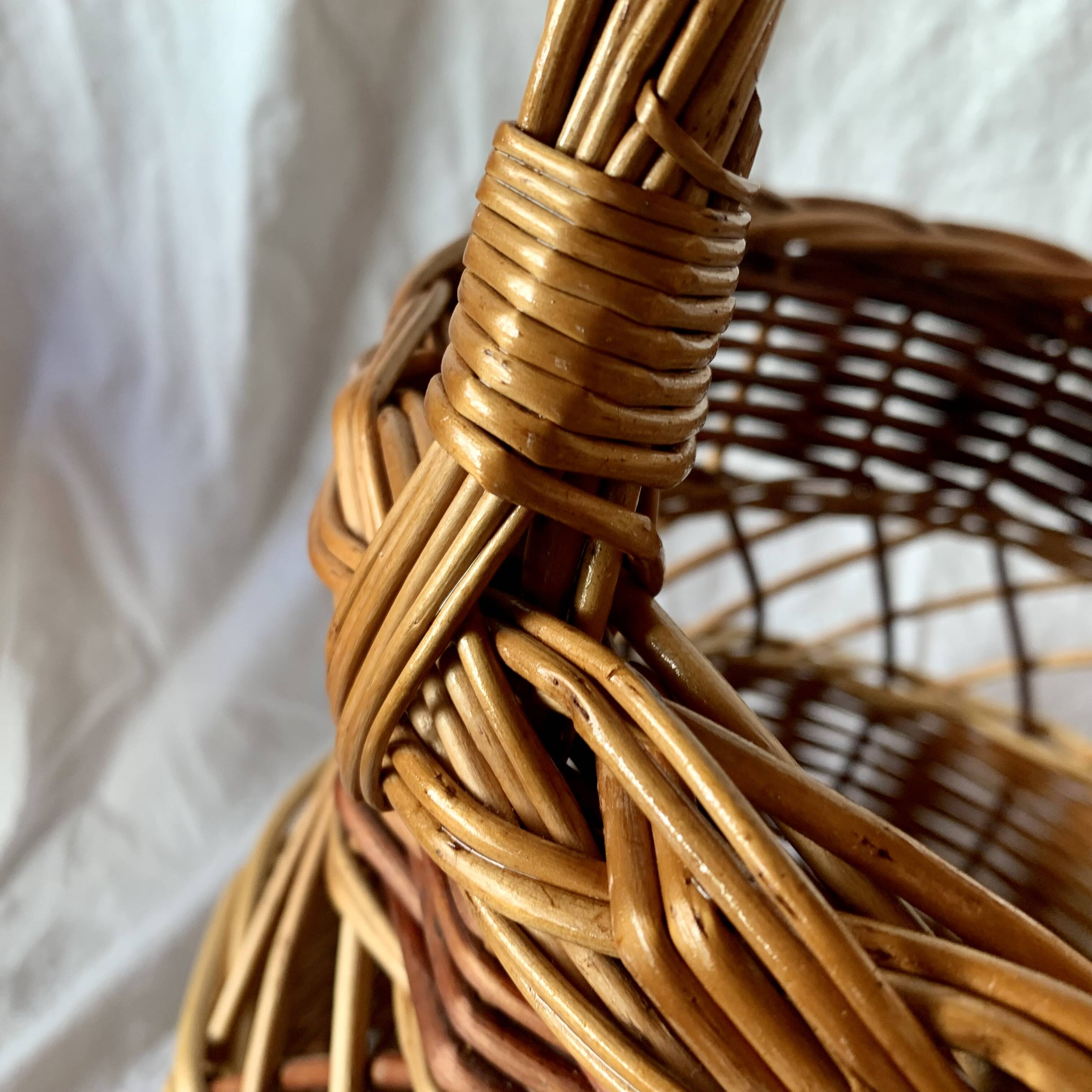 Vintage wicker basket