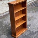 Scandinavian shallow solid wood shelf 1980