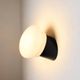 W-1809 Op-Art Wall Lamps In Opal Glass By Raak Amsterdam, The Netherlands 1970S