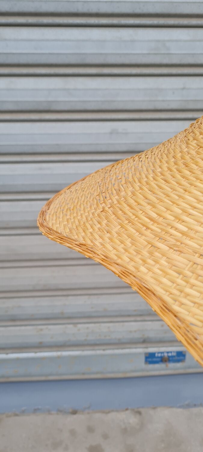 Vintage wicker flower pendant