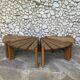 Set of 4 brutalist side tables by Radboud Dittmann, Dittmann & Co. 1970