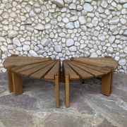 Set of 4 brutalist side tables by Radboud Dittmann, Dittmann & Co. 1970