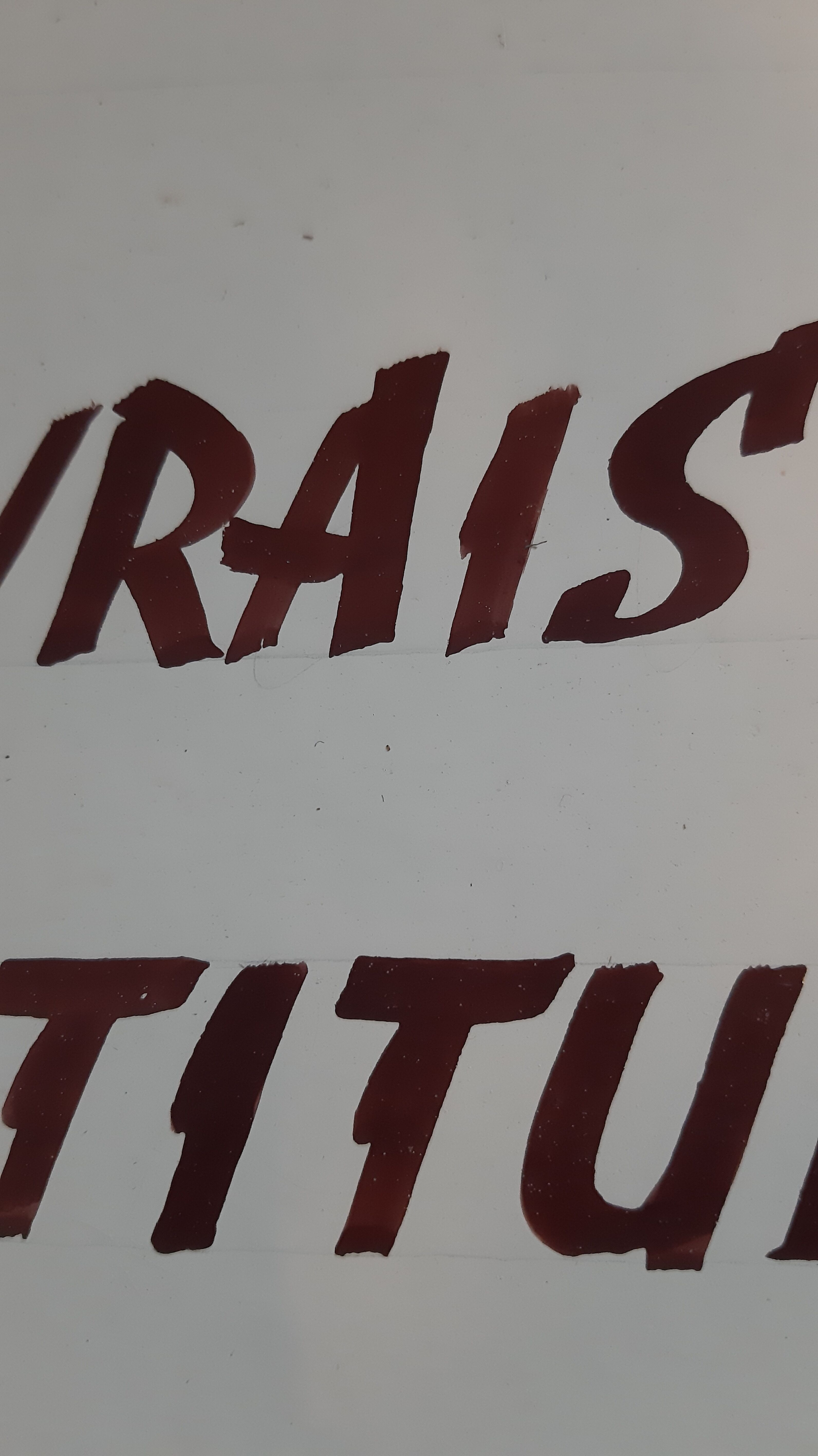 Plaque publicitaire vintage