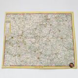 Map Shell Auvergne Cévennes 1959