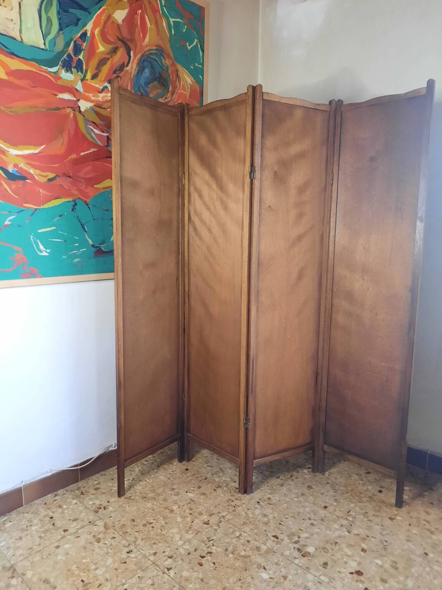 1960s wooden screen