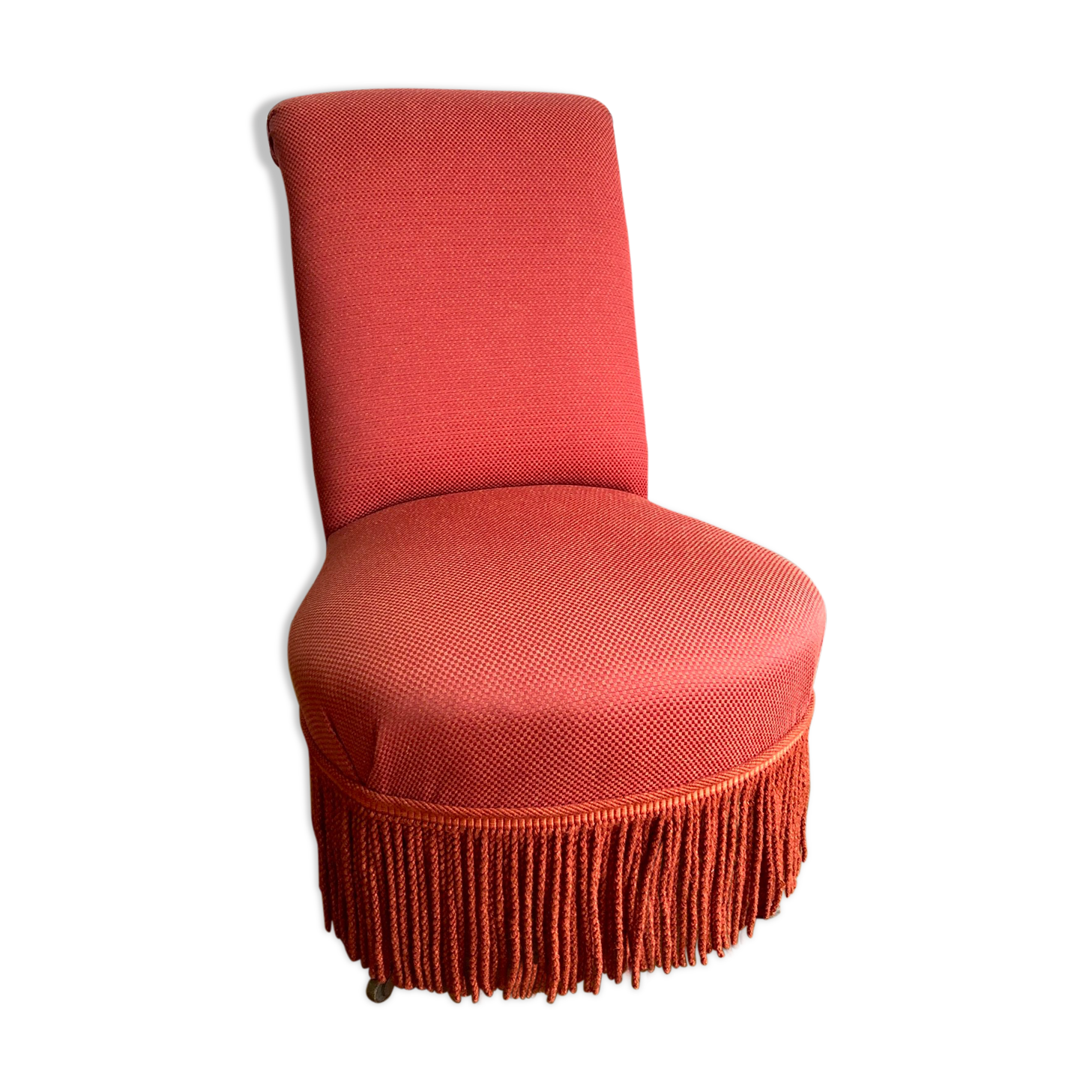 Red toad armchair
