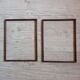 Pair of frame with baguette doucine nineteenth