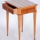 Table d'appoint Biedermeier en noyer, années 1820