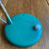 Green enamelled desk lamp
