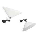 Wall lamps Aggregato by Enzo Mari for Artemide, 1970s, set of 2