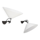 Wall lamps Aggregato by Enzo Mari for Artemide, 1970s, set of 2