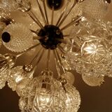 Large vintage pendant light, 70s