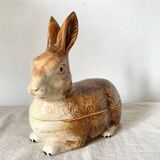 Ceramic rabbit, Caugant earthenware terrine