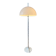 Vintage GEPO Space Age mushroom floor lamp, white acrylic glass shade.