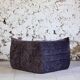 Togo aubergine corner armchair by Michel Ducaroy for Ligne Roset