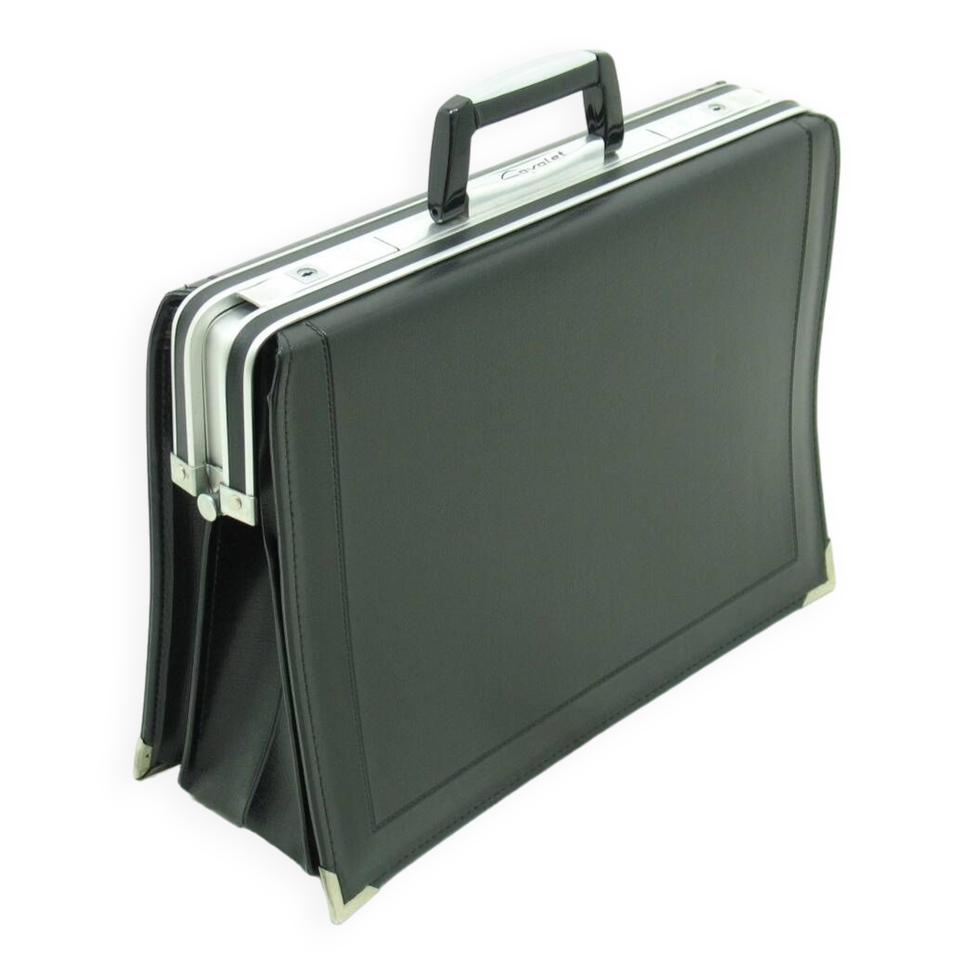 Briefcase, vintage briefcase Cavalet Denmark 1970s.