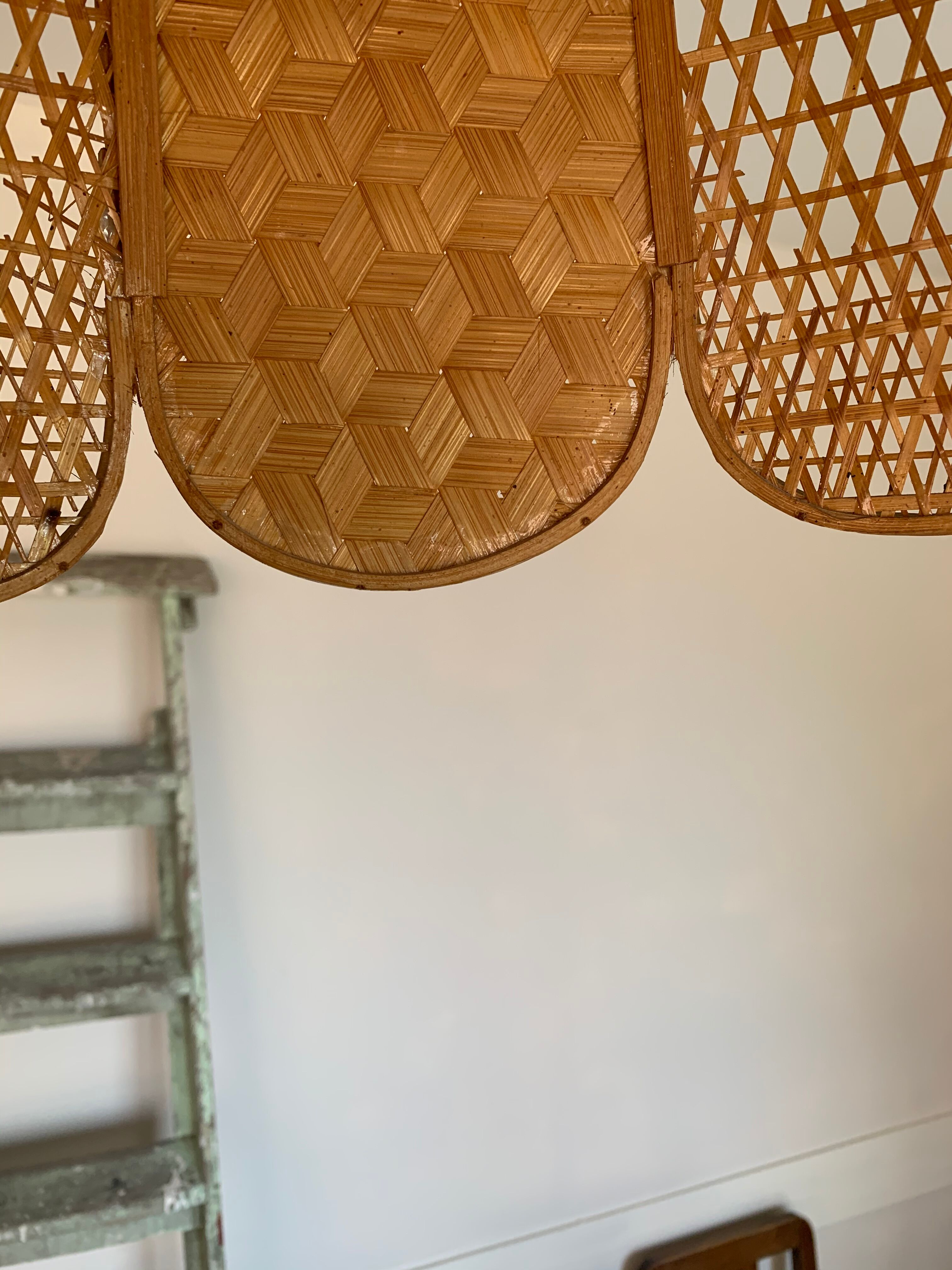 Suspension rattan and caning