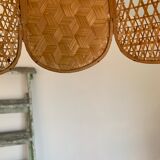 Suspension rattan and caning
