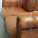 Sheepskin Leather 2.5-Seater Sofa