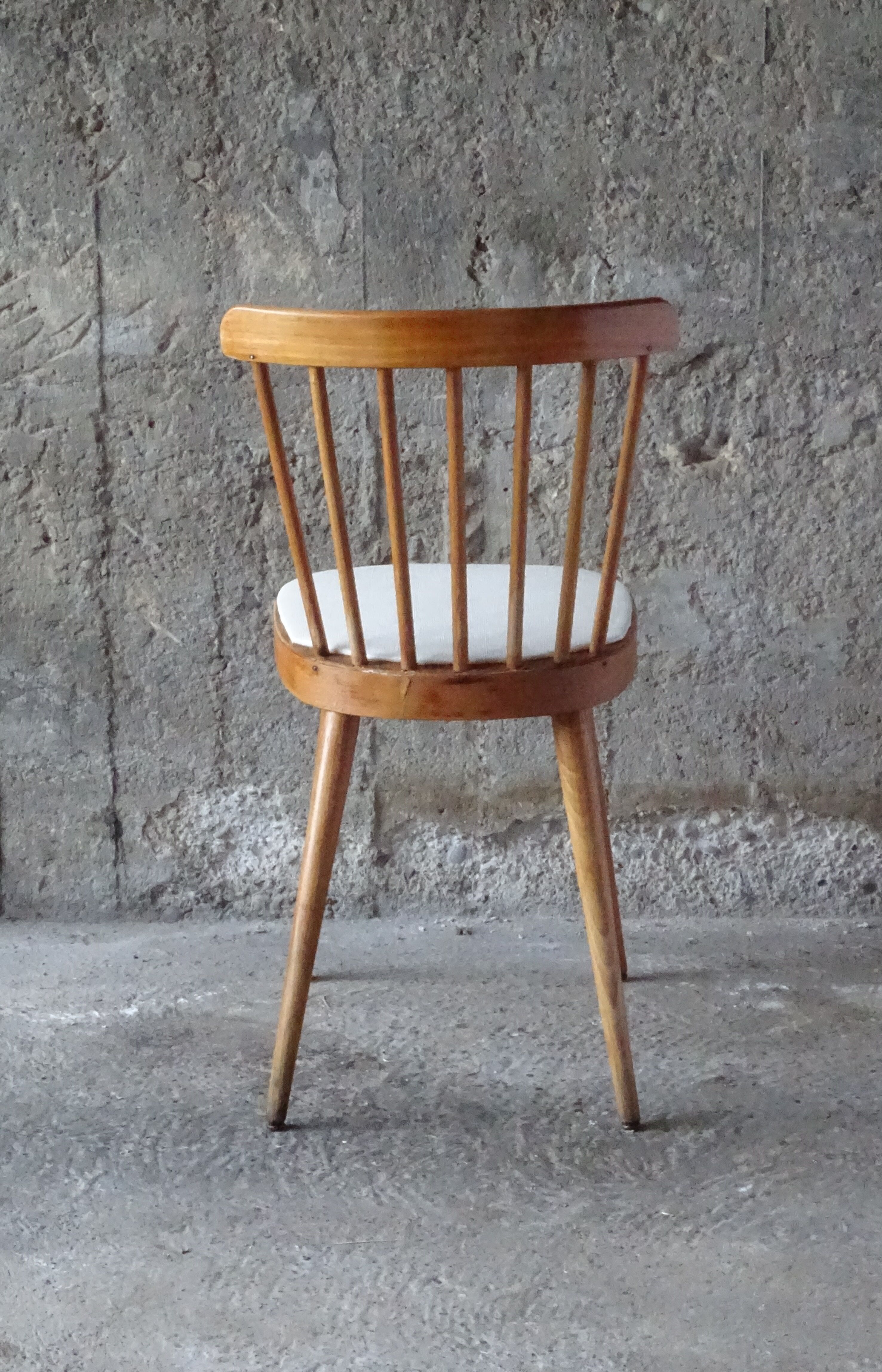 Lot de 2 chaises baumann  N°740 - 1960