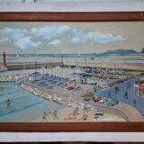 Plage et port de plaisance les lecques