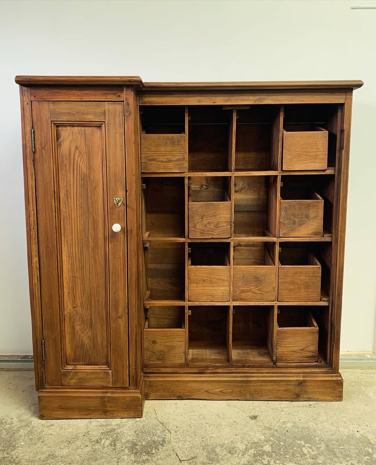 Old restored piece of furniture