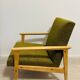 Mid-century lounge chair from 1970s Czechoslovakia.