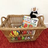 XL rattan trunk basket