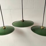 Suspensions in enamelled sheets