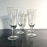 Vintage champagne flutes